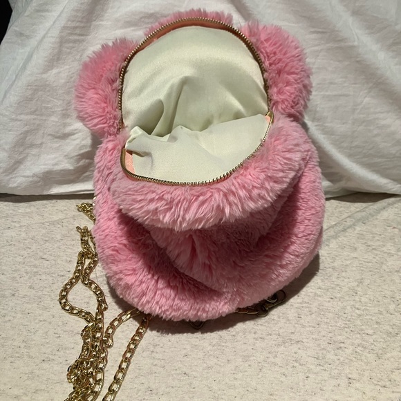 Pink Teddy Bear Bag - Picture 2 of 4